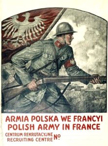 W. T. Benda. Polski plakat wojenny. Nowy Jork 1917